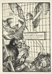 Le Prisonnier de guerre, illustration de The Kaiser